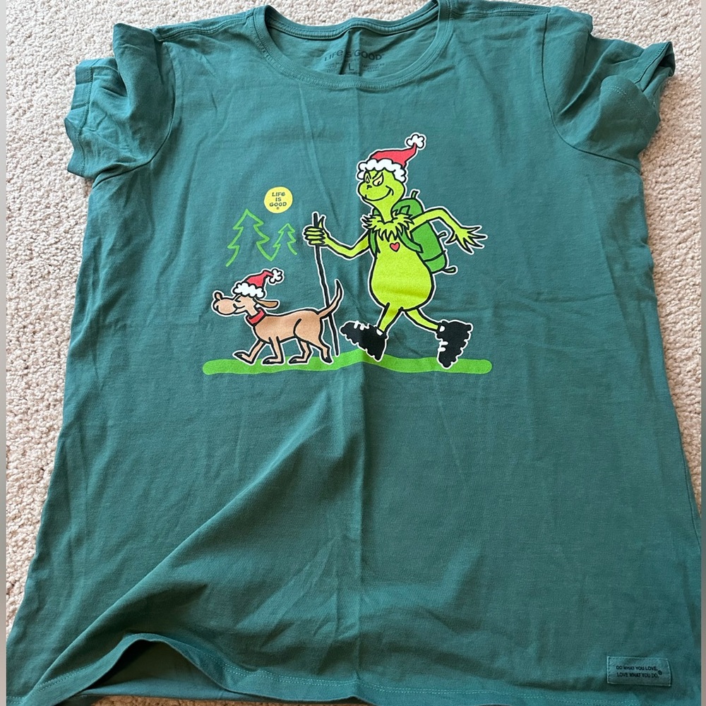 Life Is Good Teal T-Shirt